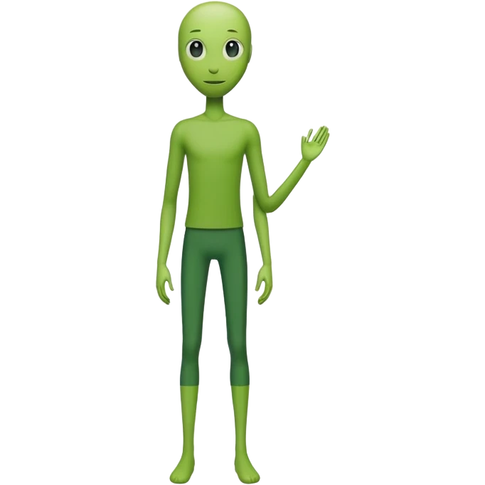 slender green character emoji