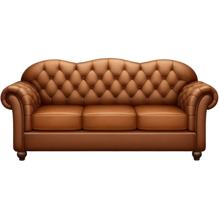 brown lether sofa emoji