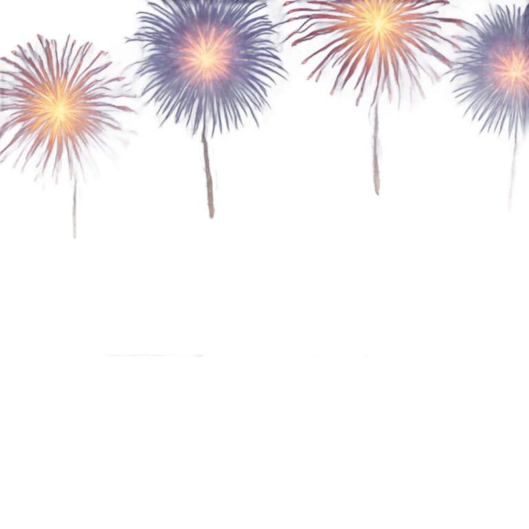 seaside fireworks emoji