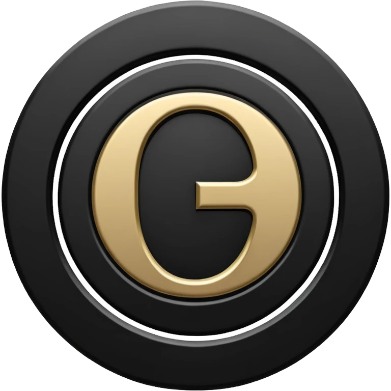 Emoji, avant-garde gothic emblem made of matte black metal, number 8 integrated into the word “FORTUNA”, luxury fashion symbol aesthetic, clean sculptural form, no glow, no neon, flat emoji style, centered, transparent backgroun emoji