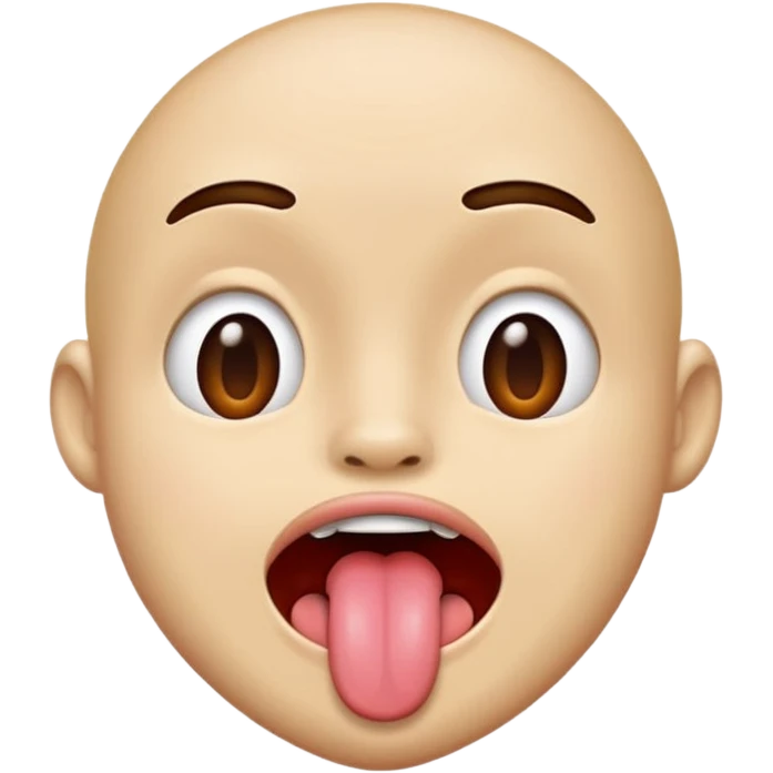 someone with tongue out moving  emoji
