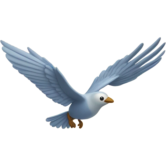 Bird in the ocean  emoji