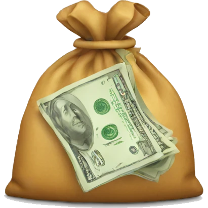 bag of money emoji