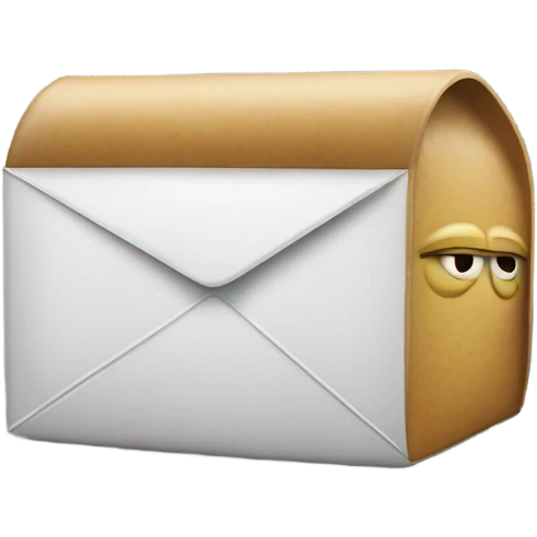 spam can with logo of the email emoji