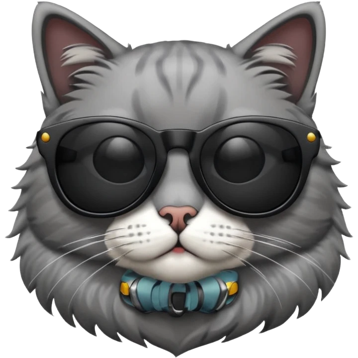 Cat wearing sunglasses emoji
