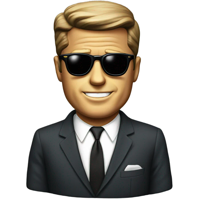 JFK with sunglasses  emoji