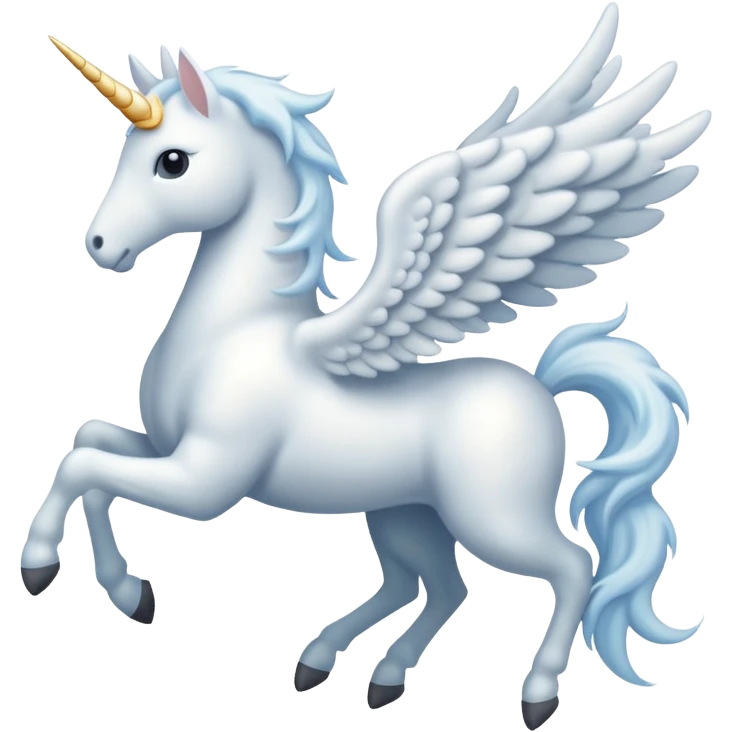 Pegasus made of  Cloud  emoji