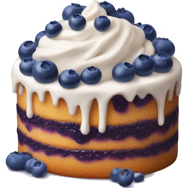 blueberry cake emoji