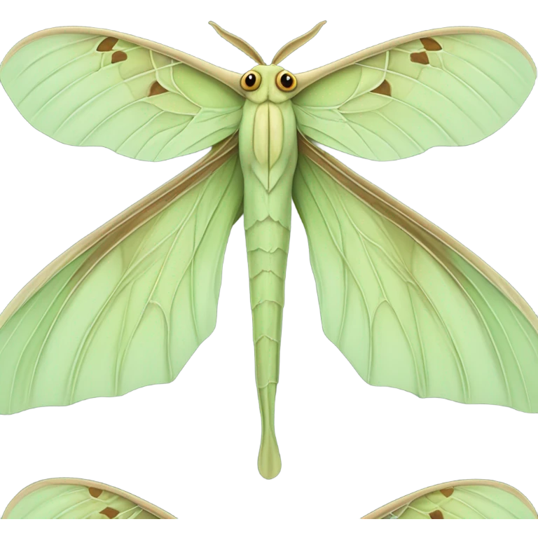 Luna moth emoji