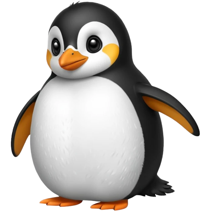 Winter penguin emoji