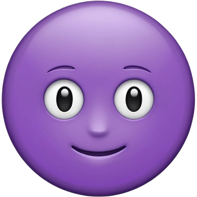 Rond violet normal emoji