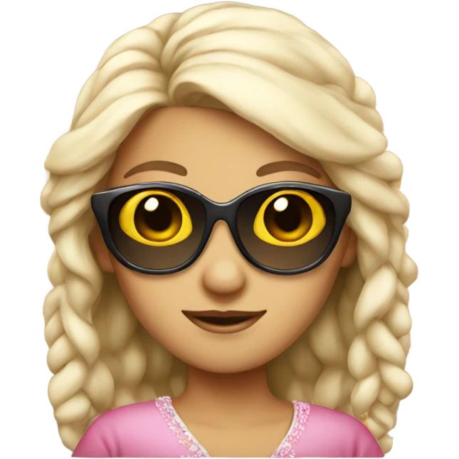 Princess with sunglasess  emoji