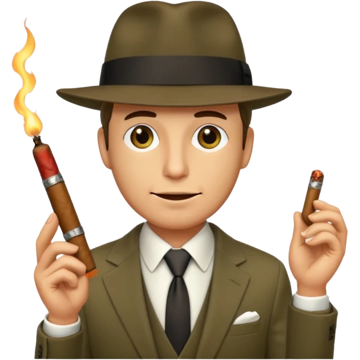 Mafia man emoji
