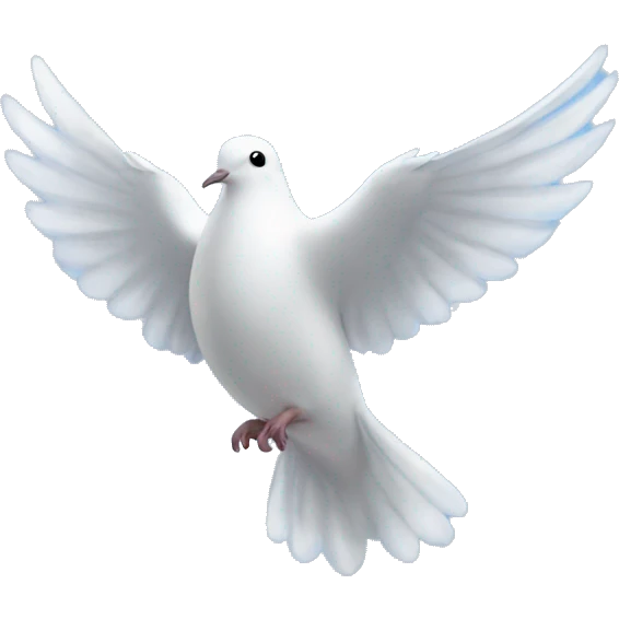 Dove blue  sky emoji