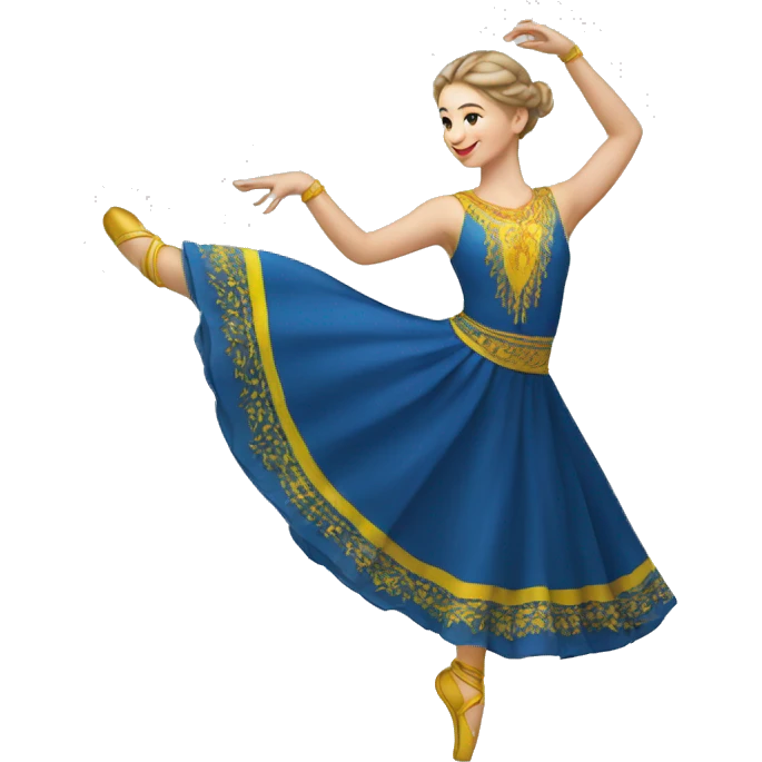 Dancer from Ukraine emoji