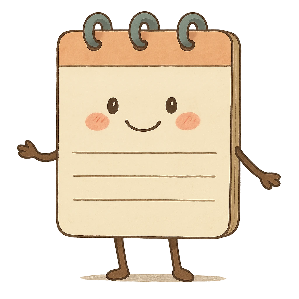 simple planner page happy emoji