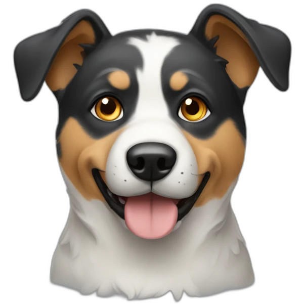 East European village dog emoji