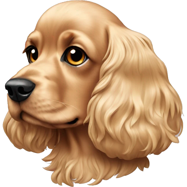 Blonde Cocker spaniel  emoji