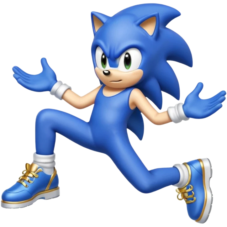 Sonic pooping emoji
