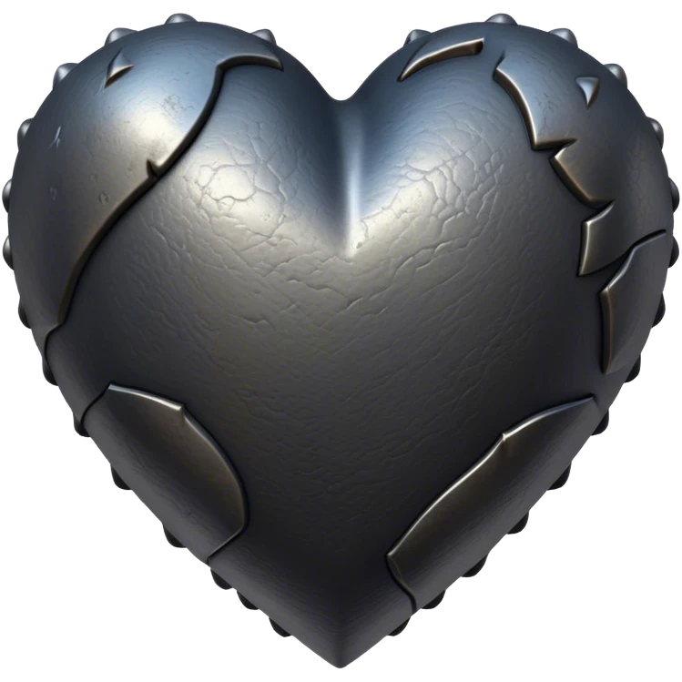 dark medieval heart emoji