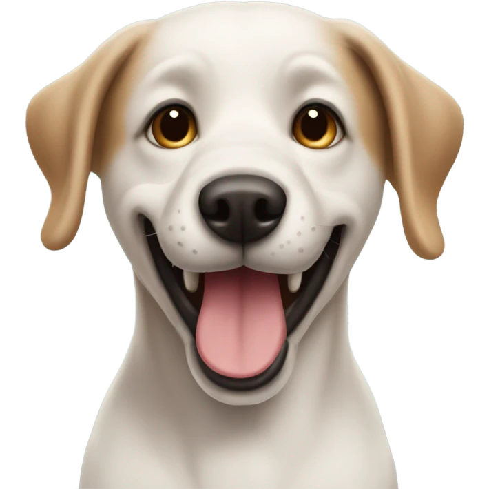 Perro feliz emoji