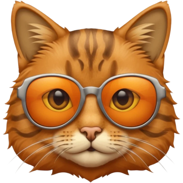 Cat wearing sunglasses emoji