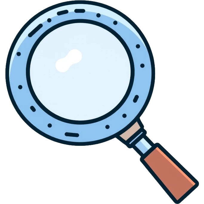 magnifying glass emoji
