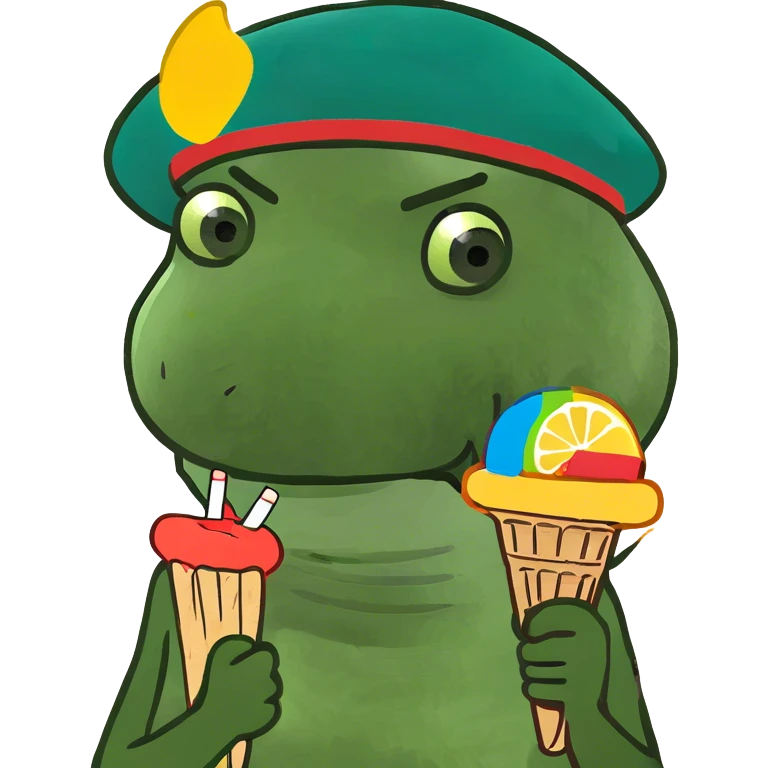 Boy eating popsicle  emoji