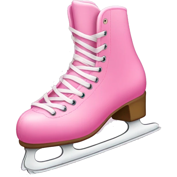 Pink ice skates emoji