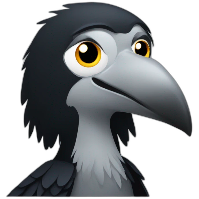 crow emoji