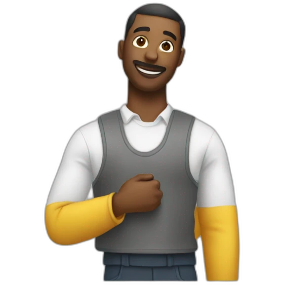 Homme qui fait son plein d'essence emoji