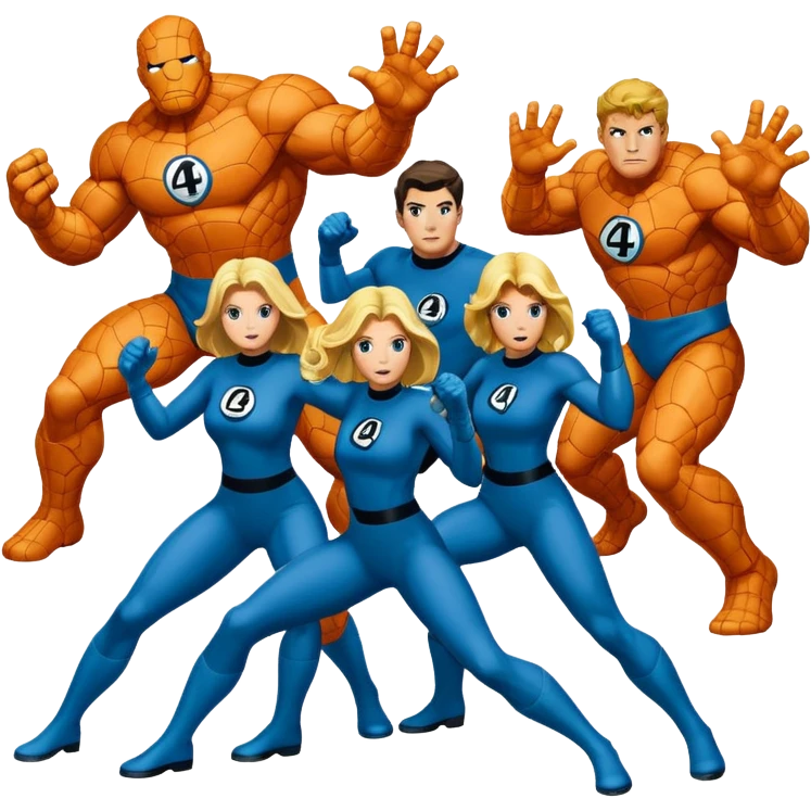 Fantastic Four Heros emoji