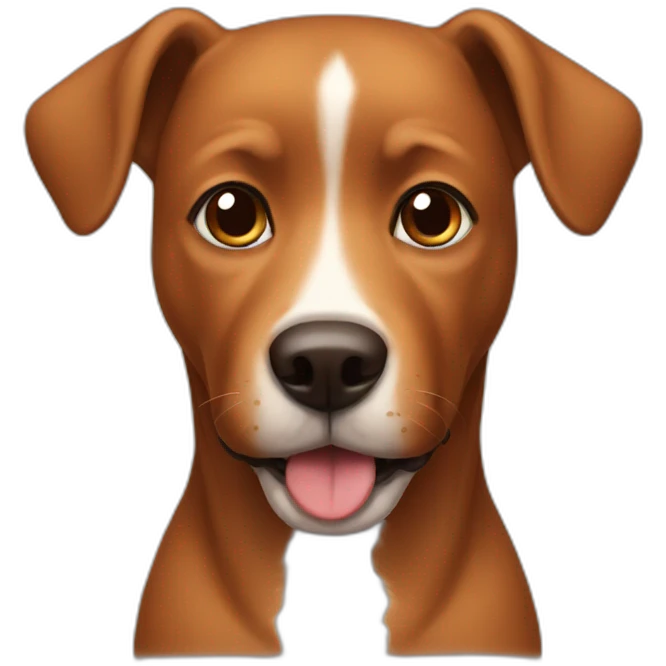 Brown doggie emoji