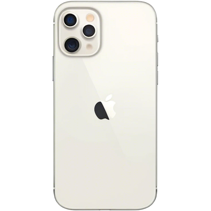 iPhone 12 white emoji