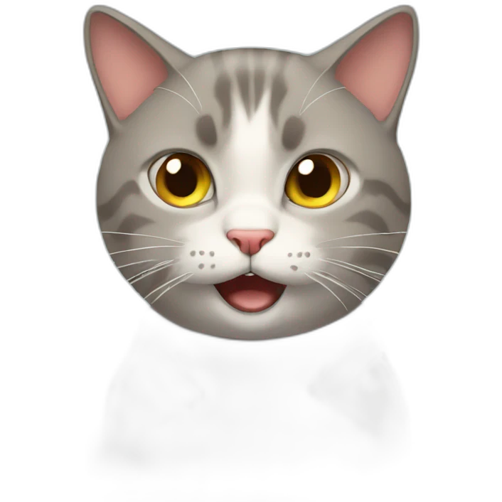 Bad cat emoji