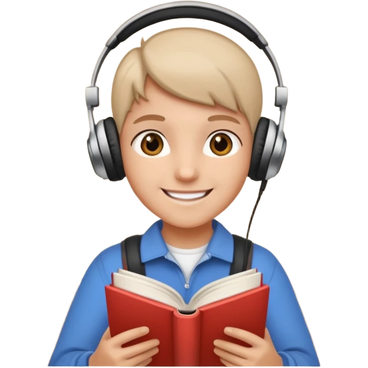 Practicing English at home emoji