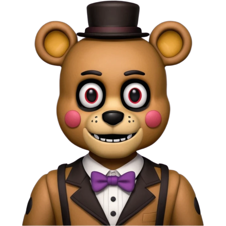 no, sino que es el personaje de FNAF emoji