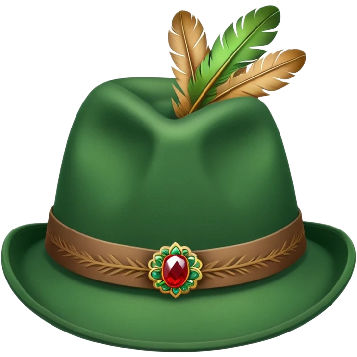 tyrolean hat emoji