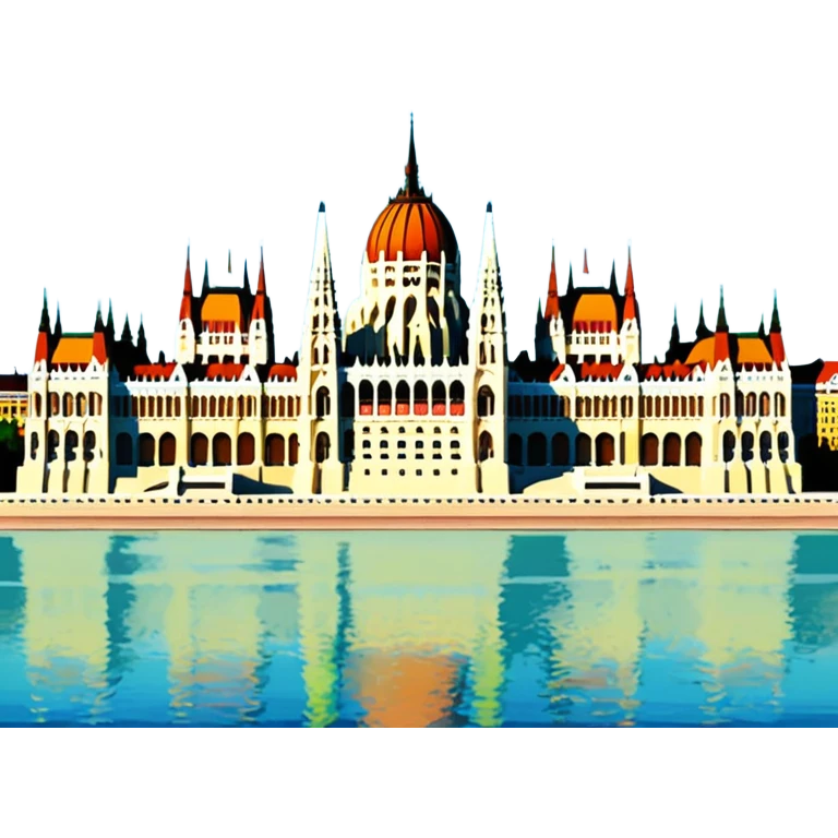 Budapest parliament emoji emoji