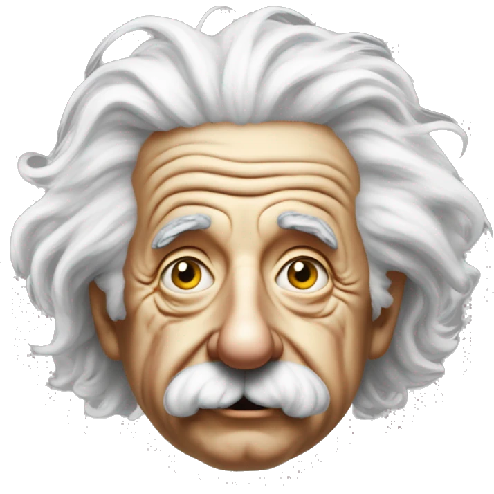 albert einstein toungh photo emoji