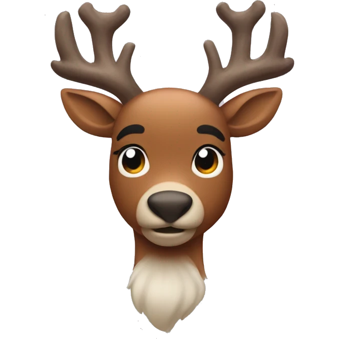 rudolph the red nosed reindeer emoji