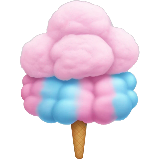 Cotton candy  emoji