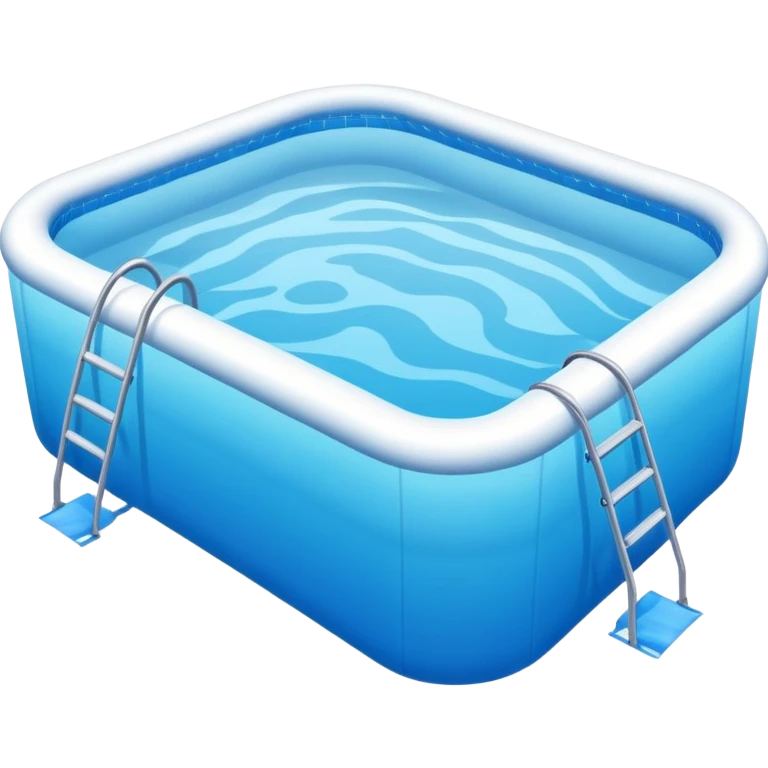 swimming pool with water emoji