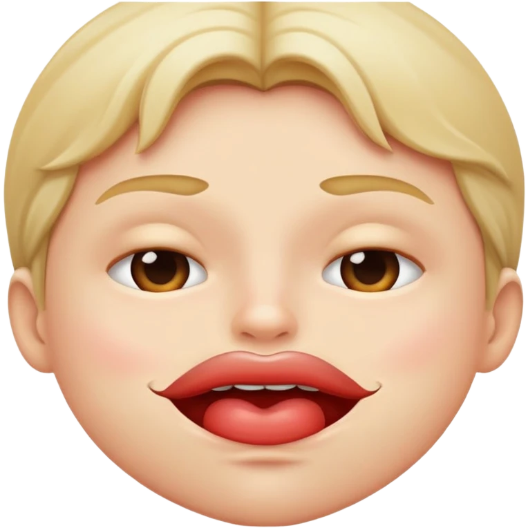 bitting lip emoji