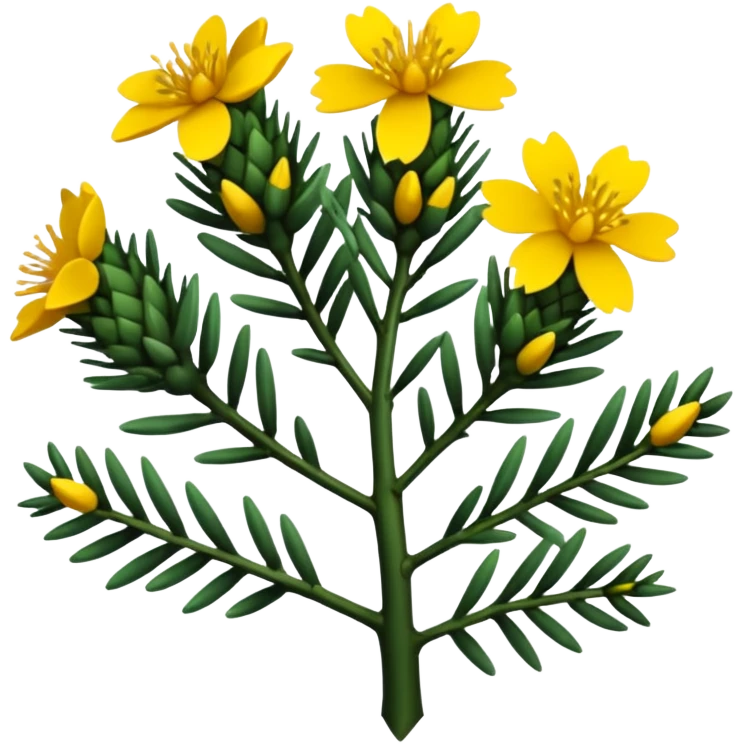Black gorse emoji