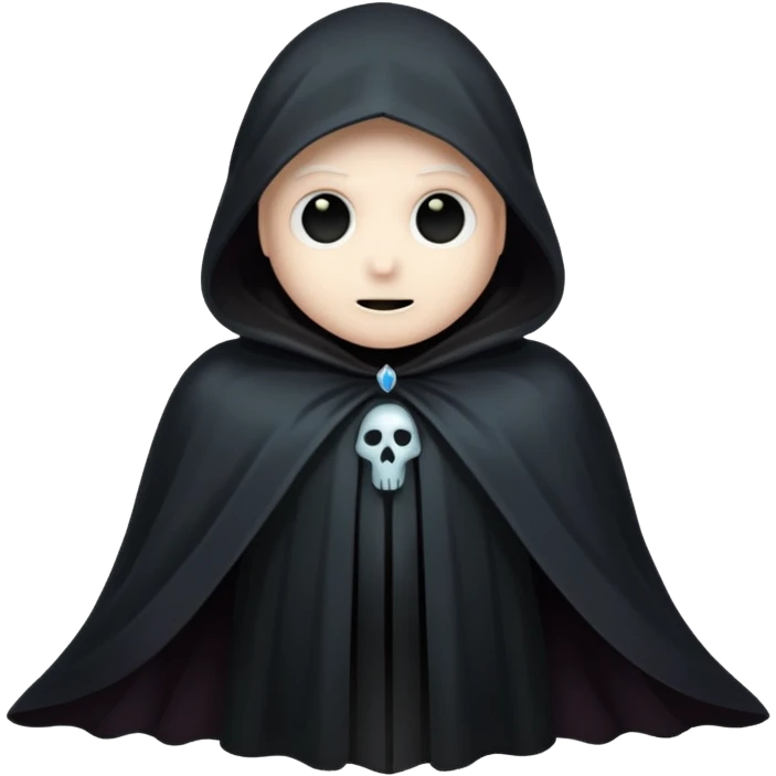 Shadowy Phantom with Cloak emoji