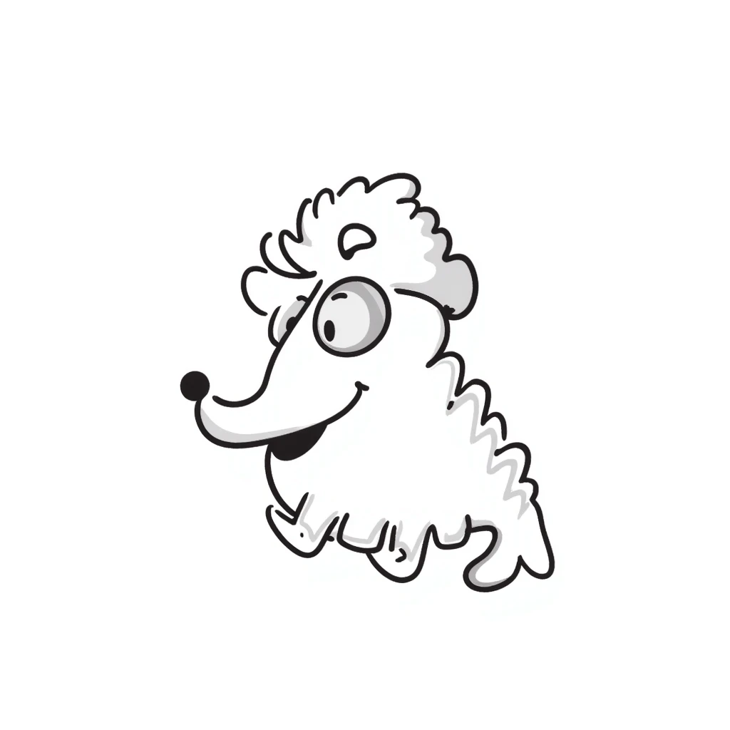 a little shrimp that is old with white hair and glasses, elderly shrimp character with white eyebrows and hair, wearing round glasses emoji