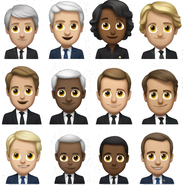 Emanuel Macron  emoji