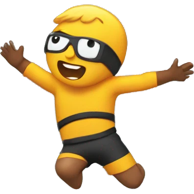 cliff jumping emoji