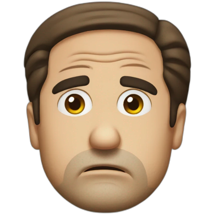 angry michael scott face emoji